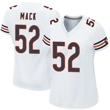 men's chicago bears khalil mack nike navy throwback game jersey