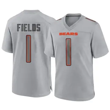 Lids Justin Fields Chicago Bears Nike Youth Atmosphere Game Jersey - Gray